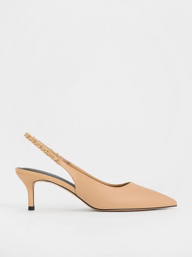 Charles & Keith - Escarpins à bride arrière et chaîne tressée - Charles & Keith - Modalova