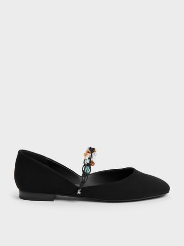 Souliers Mary Jane en suédine synthétique à brides perlées Franca - Charles & Keith - Modalova