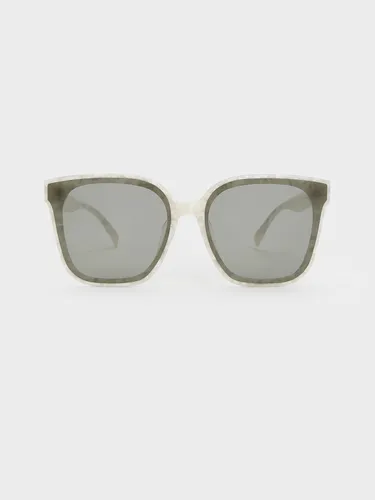 Charles & Keith - Lunettes de soleil papillon oversize Gabine - Charles & Keith - Modalova