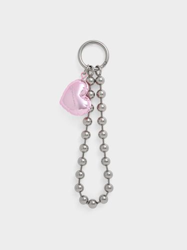 Charles & Keith - Breloque en forme de cœur en perles métallisées - Charles & Keith - Modalova