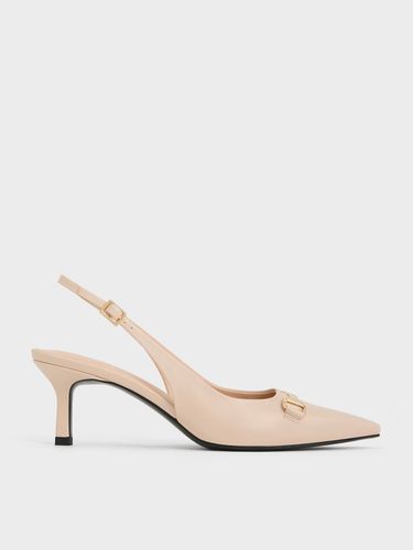Charles & Keith - Escarpins à bride arrière et détail métallique - Charles & Keith - Modalova