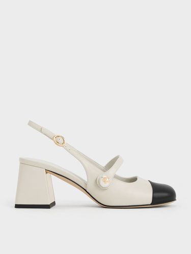 Charles & Keith - Escarpins à bride arrière ornés de perles Aeryn - Charles & Keith - Modalova