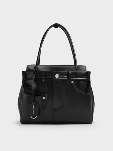 Charles & Keith - Sac cabas imitation jean Arita - Charles & Keith - Modalova