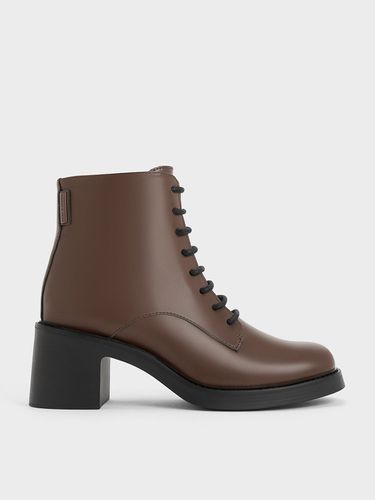 Charles & Keith - Bottines à talon carré Hester - Charles & Keith - Modalova