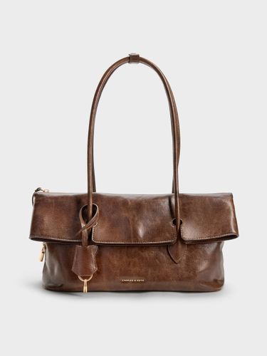 Sac porté épaule à rabat avant Aveline - Charles & Keith - Modalova
