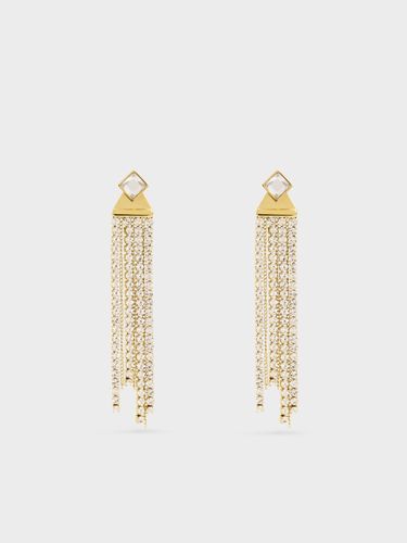 Boucles d'oreilles pendantes en cristal Quincy - Charles & Keith - Modalova