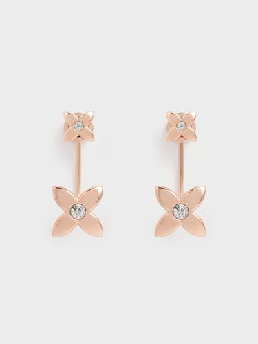 Charles & Keith - Boucles d'oreilles à clous en cristal à motif floral Felicity - Charles & Keith - Modalova