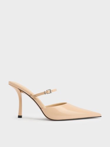 Mules à talons à bout carré effilé - Charles & Keith - Modalova