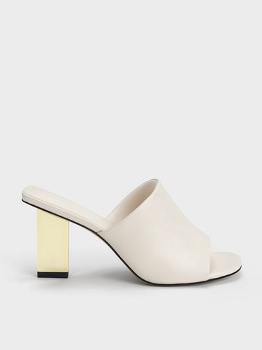 Charles & Keith - Mules à talon métallique - Charles & Keith - Modalova