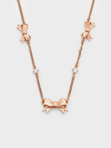 Collier Paige à nœud et cristaux - Charles & Keith - Modalova