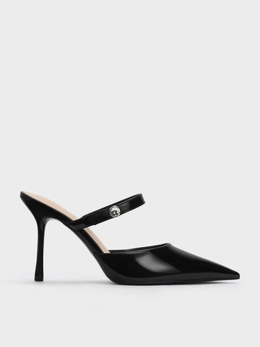 Charles & Keith - Mules vernies à talon aiguille - Charles & Keith - Modalova