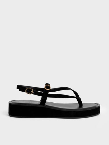 Charles & Keith - Sandales tongs texturées à lanières - Charles & Keith - Modalova