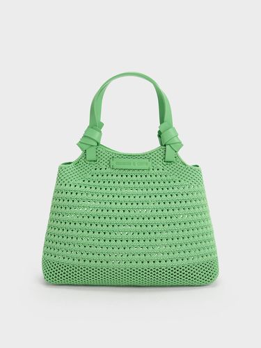 Charles & Keith - Sac cabas en tricot à poignée nouée Ida - Charles & Keith - Modalova