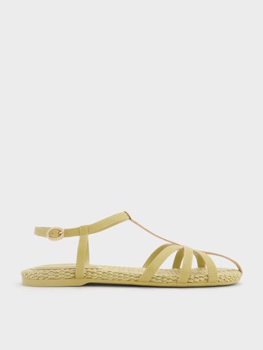 Charles & Keith - Sandales salomée en raphia à lanières - Charles & Keith - Modalova