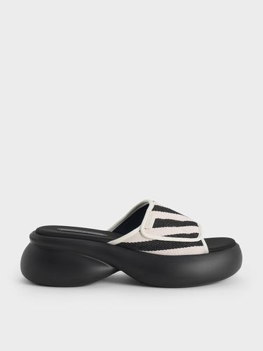 Charles & Keith - Sandales de sport rayées à plateforme - Charles & Keith - Modalova