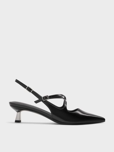 Charles & Keith - Escarpins à talon de chaton à bout pointu et bride arrière Pauline - Charles & Keith - Modalova