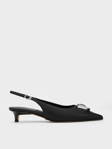 Charles & Keith - Escarpins à bride arrière en cuir Gabine - Charles & Keith - Modalova