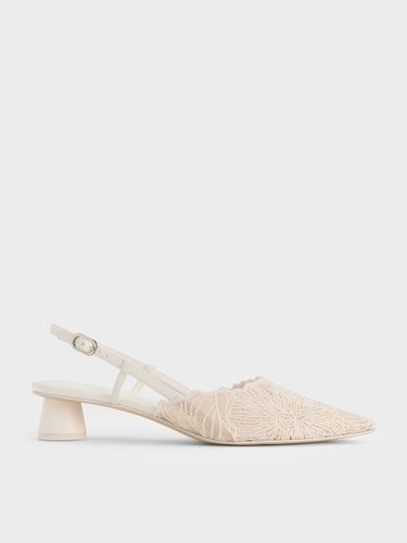 Charles & Keith - Escarpins en crochet à bout pointu et bride arrière - Charles & Keith - Modalova