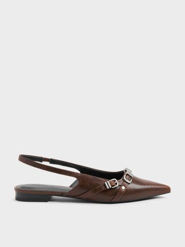 Ballerines slingback à brides bouclées Aira - Charles & Keith - Modalova