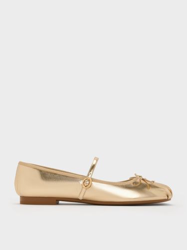 Charles & Keith - Mary Jane métallisée à nœud Emiko - Charles & Keith - Modalova