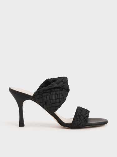 Charles & Keith - Mules à talon avec double lanière tissée - Charles & Keith - Modalova