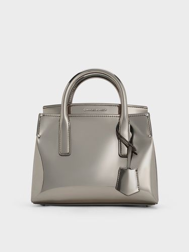 Charles & Keith - Sac à main métallisé structuré Rene - Charles & Keith - Modalova