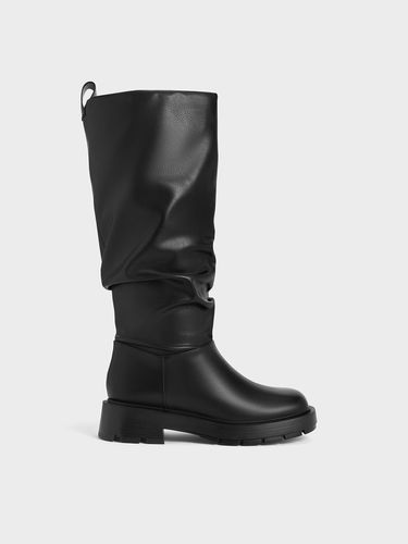 Charles & Keith - Bottes hautes froncées - Charles & Keith - Modalova