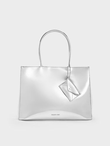 Charles & Keith - Grand sac cabas métallisé Matina - Charles & Keith - Modalova