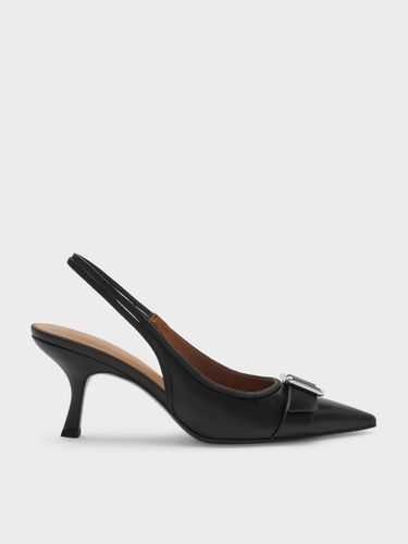 Escarpins slingback Anita à bouts pointus et boucles - Charles & Keith - Modalova