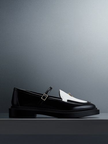 Charles & Keith - Mocassins Mary Jane bicolore ornés d'un cercle - Charles & Keith - Modalova