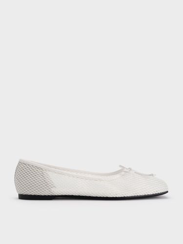 Charles & Keith - Mules en maille à noeud et bout carré - Charles & Keith - Modalova