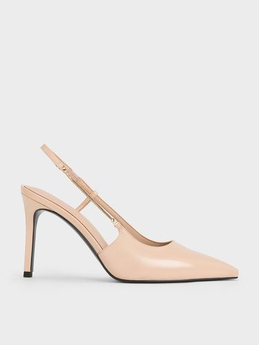 Charles & Keith - Escarpins à bride arrière à bout pointu et bride en chaîne - Charles & Keith - Modalova