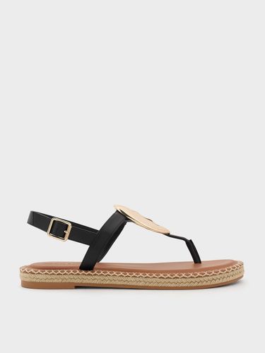 Charles & Keith - Sandales avec ornement métallique à semelle espadrille - Charles & Keith - Modalova