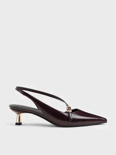 Escarpins slingback d'Orsay asymétriques - Charles & Keith - Modalova