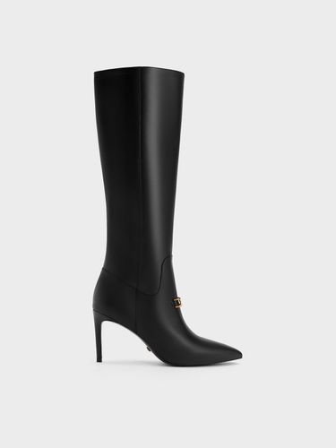 Charles & Keith - Bottes en cuir à hauteur de genou Gabine - Charles & Keith - Modalova