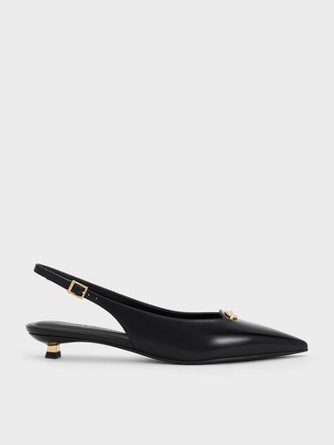 Charles & Keith - Escarpins à talon de chaton et détail métallique - Charles & Keith - Modalova