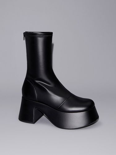 Charles & Keith - Bottes hauteur de mollet à plateforme Rubina - Charles & Keith - Modalova