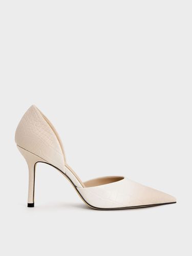 Charles & Keith - Escarpins d'Orsay à bout pointu et imprimé serpent - Charles & Keith - Modalova