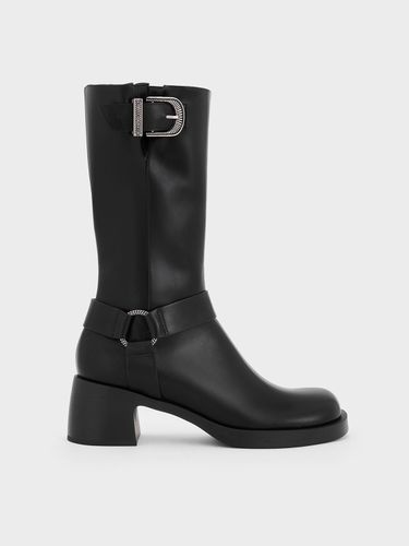 Charles & Keith - Bottes montantes motardes à boucles Kirke - Charles & Keith - Modalova