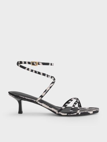 Charles & Keith - Sandales à bout carré à lanières et talon de chaton - Charles & Keith - Modalova
