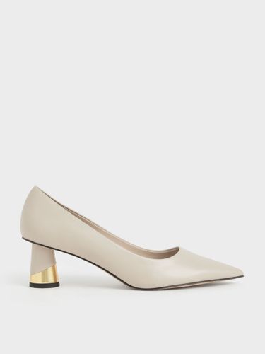 Charles & Keith - Escarpins à talon sculpté métallique - Charles & Keith - Modalova