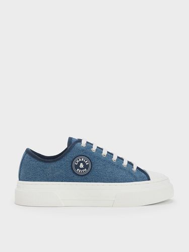 Charles & Keith - Baskets basses en denim Kay - Charles & Keith - Modalova