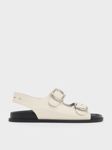 Charles & Keith - Sandales à double bride arrière avec boucle - Charles & Keith - Modalova