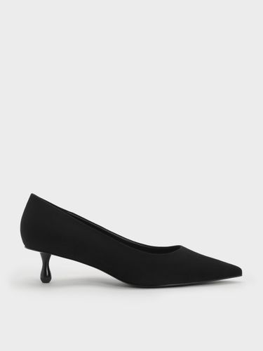 Charles & Keith - Escarpins en suédine à talon de chaton Ruthie - Charles & Keith - Modalova