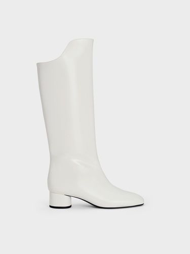 Charles & Keith - Bottes montantes à bout carré - Charles & Keith - Modalova