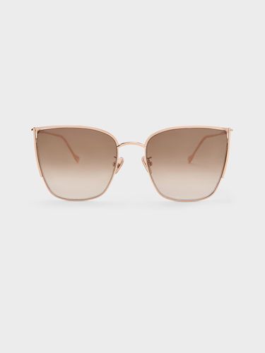 Charles & Keith - Lunettes de soleil à monture métallique Shea - Charles & Keith - Modalova