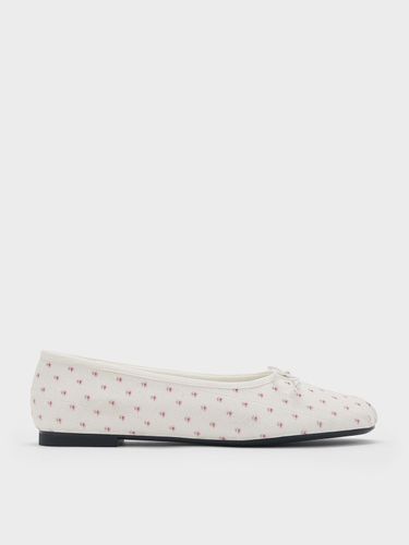 Charles & Keith - Ballerines à imprimé floral à nœud - Charles & Keith - Modalova