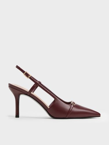 Escarpins pointus à barre métallique - Charles & Keith - Modalova