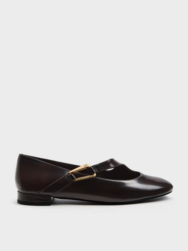 Mary Jane asymétriques en cuir Daena - Charles & Keith - Modalova