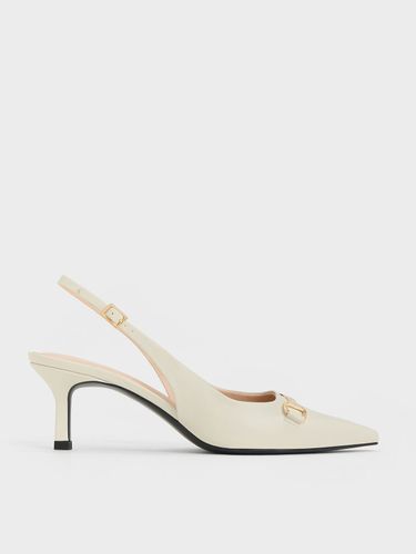 Charles & Keith - Escarpins métallisés à bride arrière - Charles & Keith - Modalova